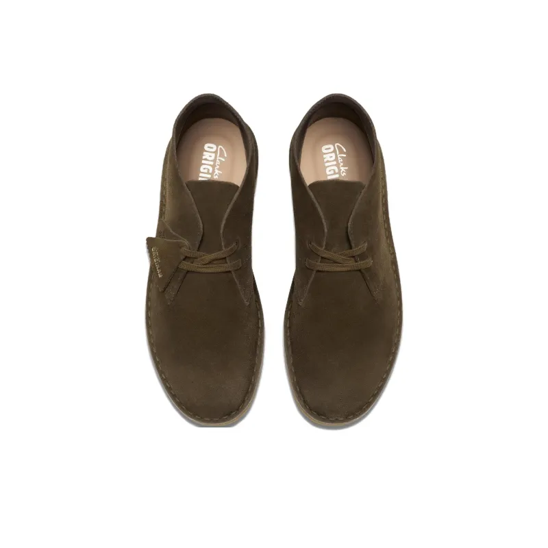 Clarks Originals Desert Boot Dark Khaki Suede-3