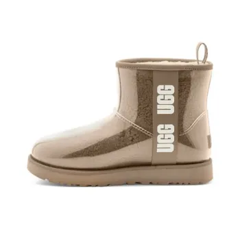 UGG Classic Clear Mini Large Logo Fleece Lined '' Women's