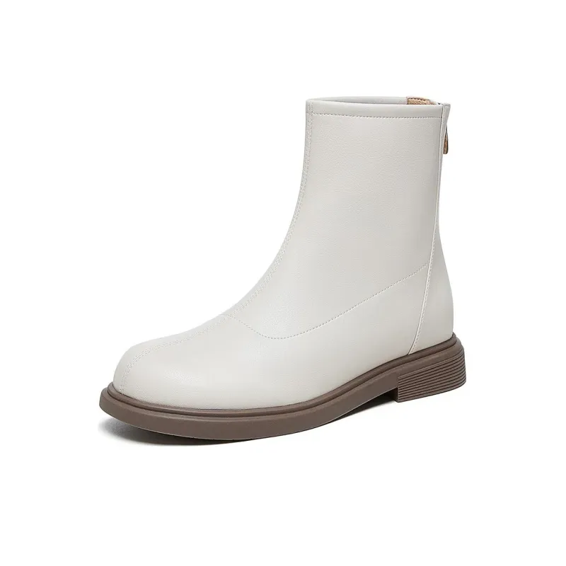 CAMEL Ankle Boots Medium Heel 3 5CM Women's-1