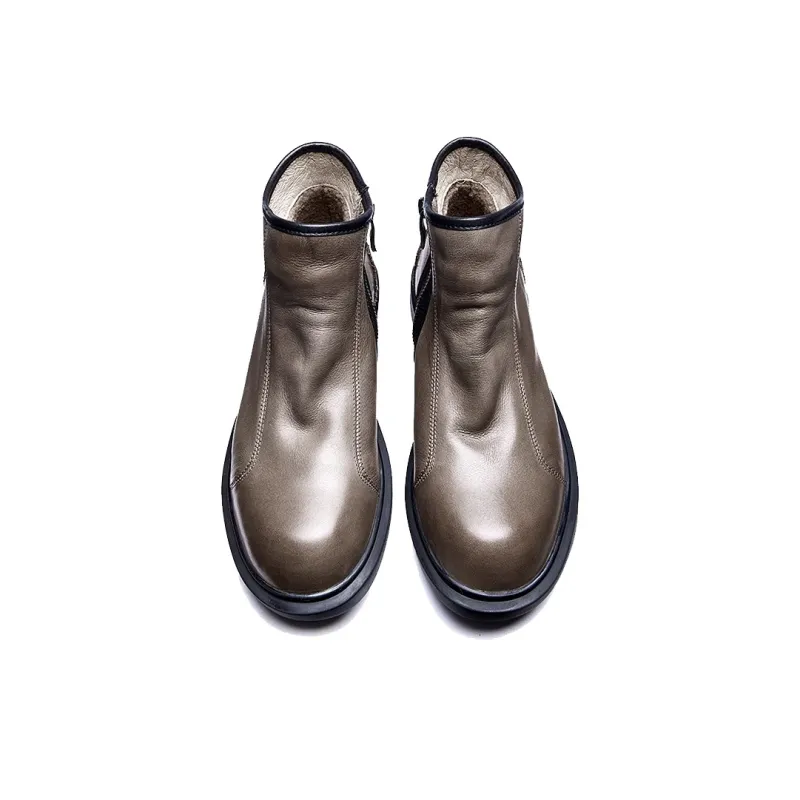 LEYGMENLG Ankle Boots Men Black/Coffee/Yellow Brown/Silver-29
