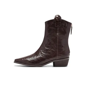 EBLAN Ankle Boots Women's Burgundy