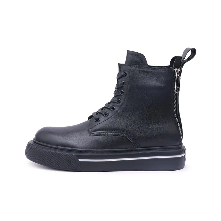 Mr.shang Original Garden Collection Ankle Boots Men's Black-0