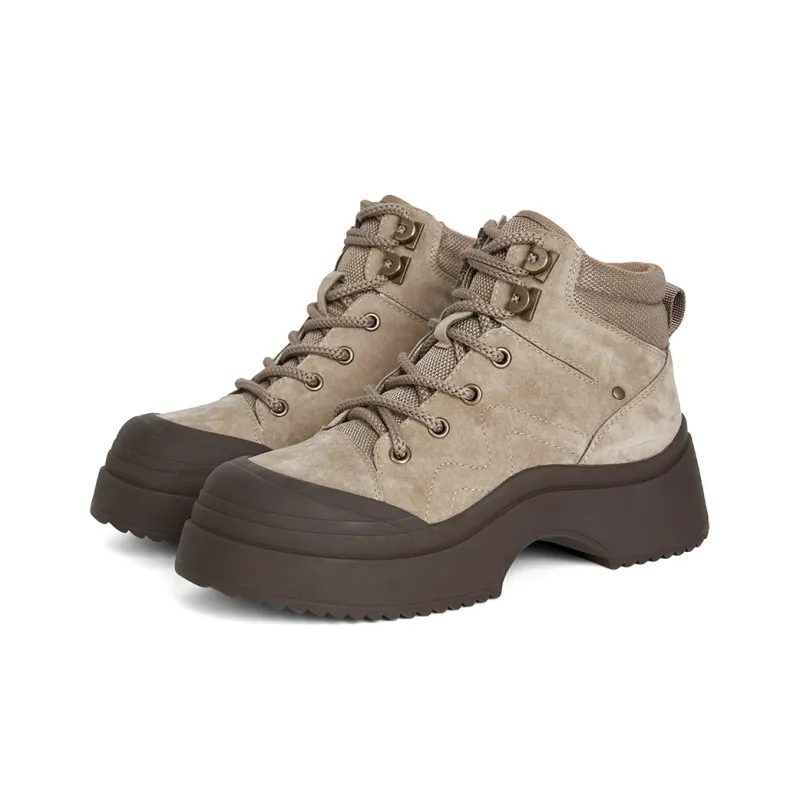 PT'SON Wasteland Style Versatile Fashion Trend Short Martin Boot Women's-7