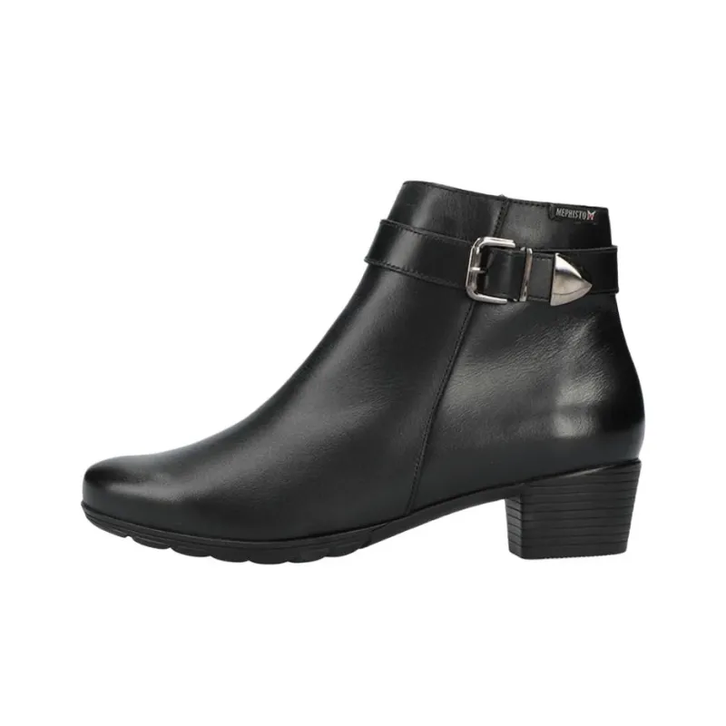 MEPHISTO Ankle Boots 4cm Women's Black-0