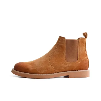 MR.A Crew Chelsea Boots Men's Yellow Brown