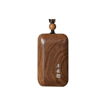 DALONG Old Mountain Sandalwood Wooden Pendant Unisex