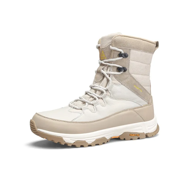 HUMTTO Coverage Cushioning Crew Snow Boots Women's Beige-1