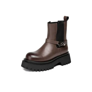 ELLE Short Chelsea Boots 5.5cm Women's