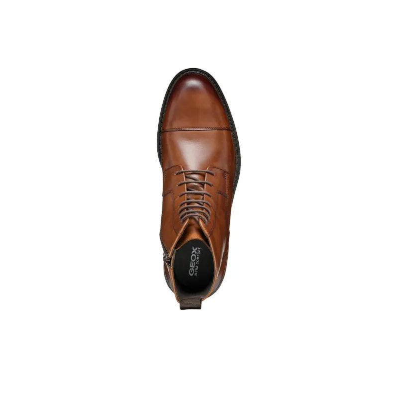 GEOX Walk Pleasure Short Martin Boot Men's Light Brown-4