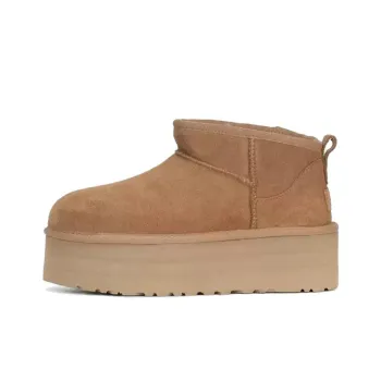 UGG Thermal Abrasion Resistant Short Snow Boots Women's Chestnut