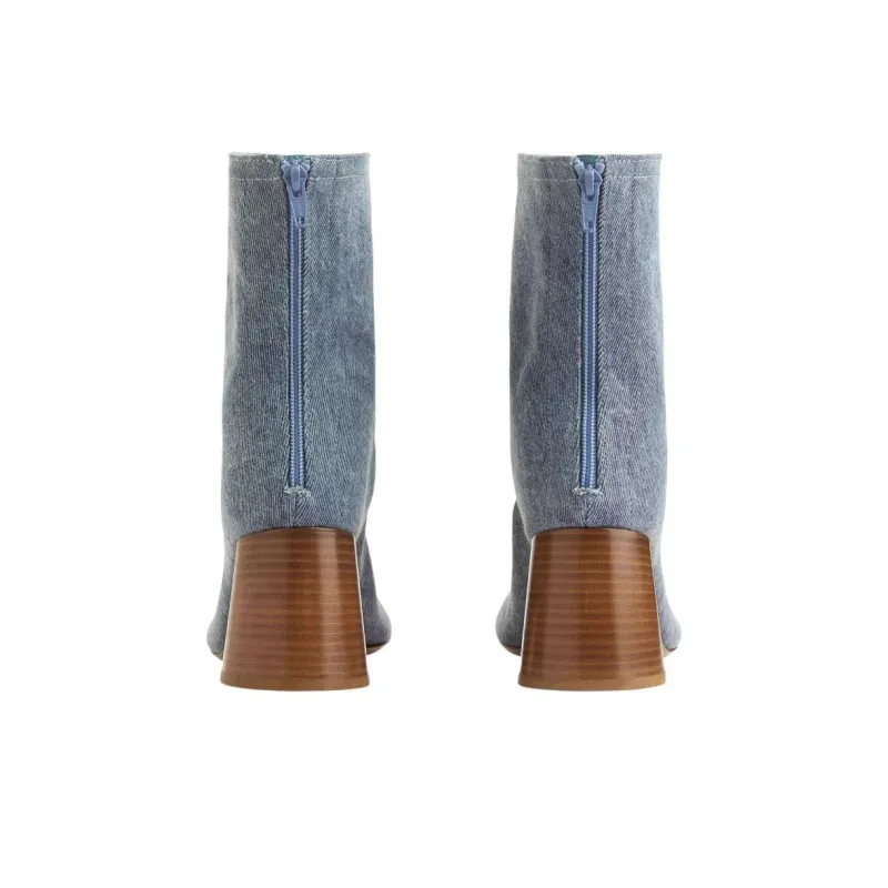 ARKET Ankle Boots Women's Blue-3