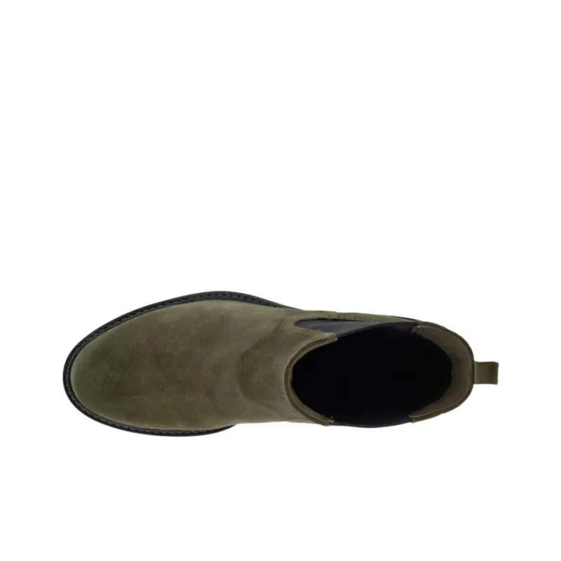 Ecco Short Chelsea Boots 2.5cm Women's Green-4