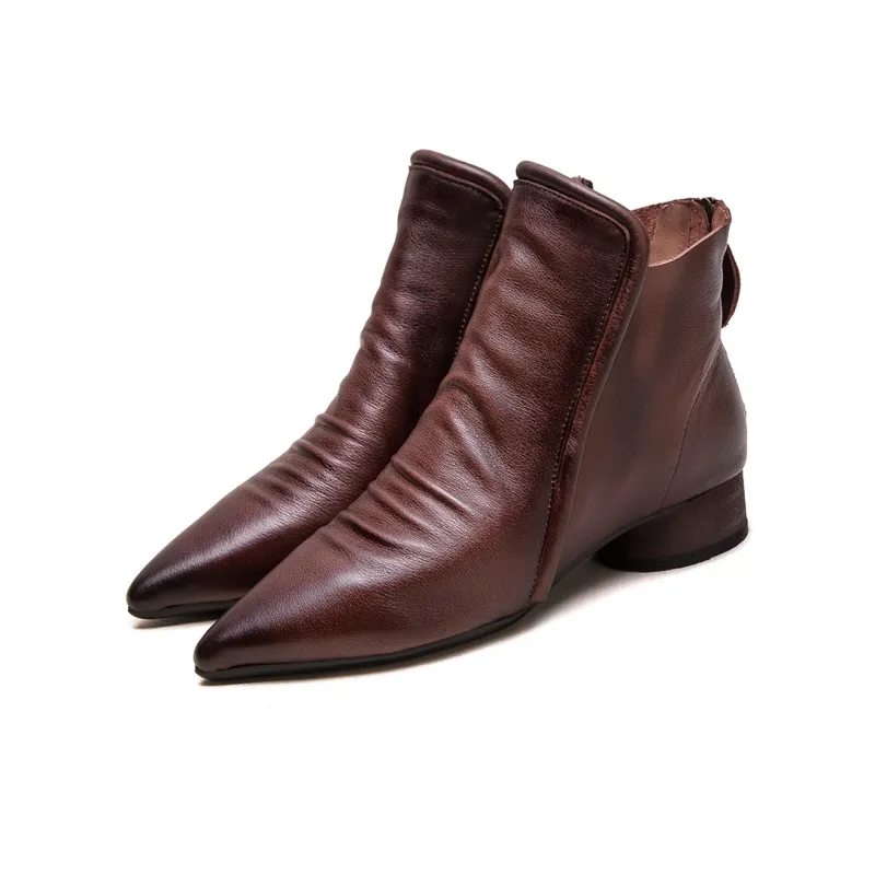 Jay Ankle Boots Women's Coffee/Black-2