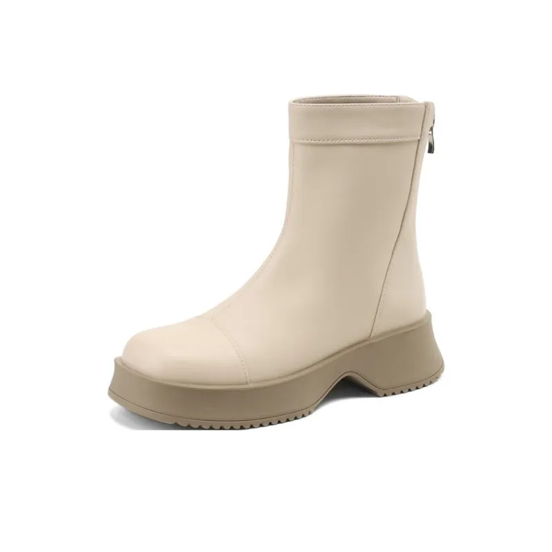 DAPHNE Ankle Boots Women's Black/Beige-8