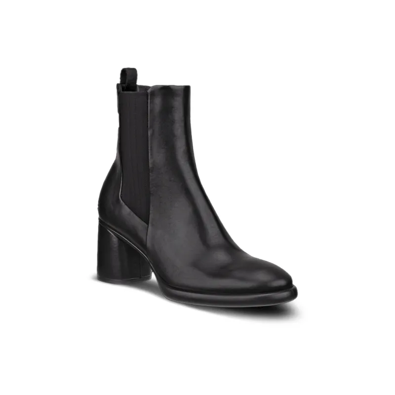 Ecco Short Chelsea Boots Women's Black-3