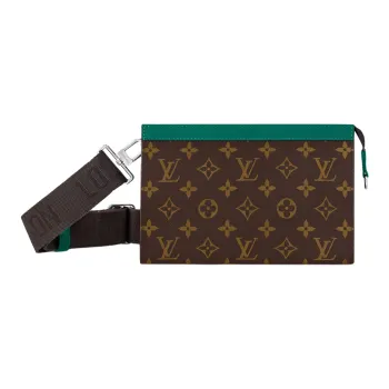LOUIS VUITTON Gaston Coated Canvas Wallet Men's Borneo Green