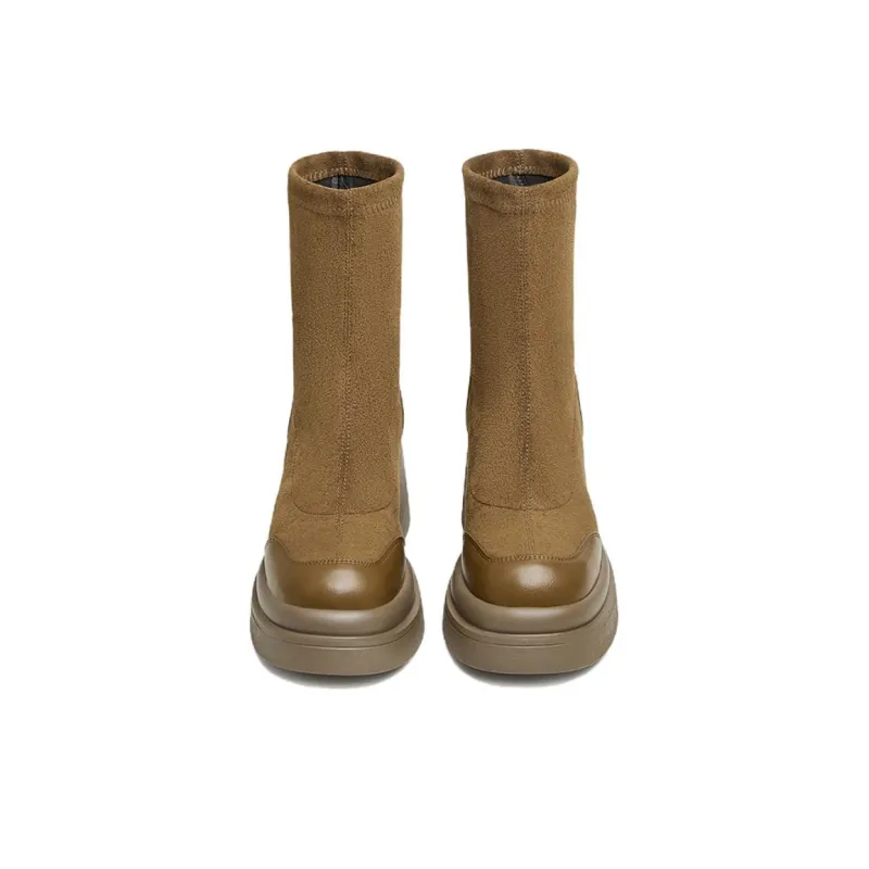 TATA Ankle Boots Women's Black/Brown-10
