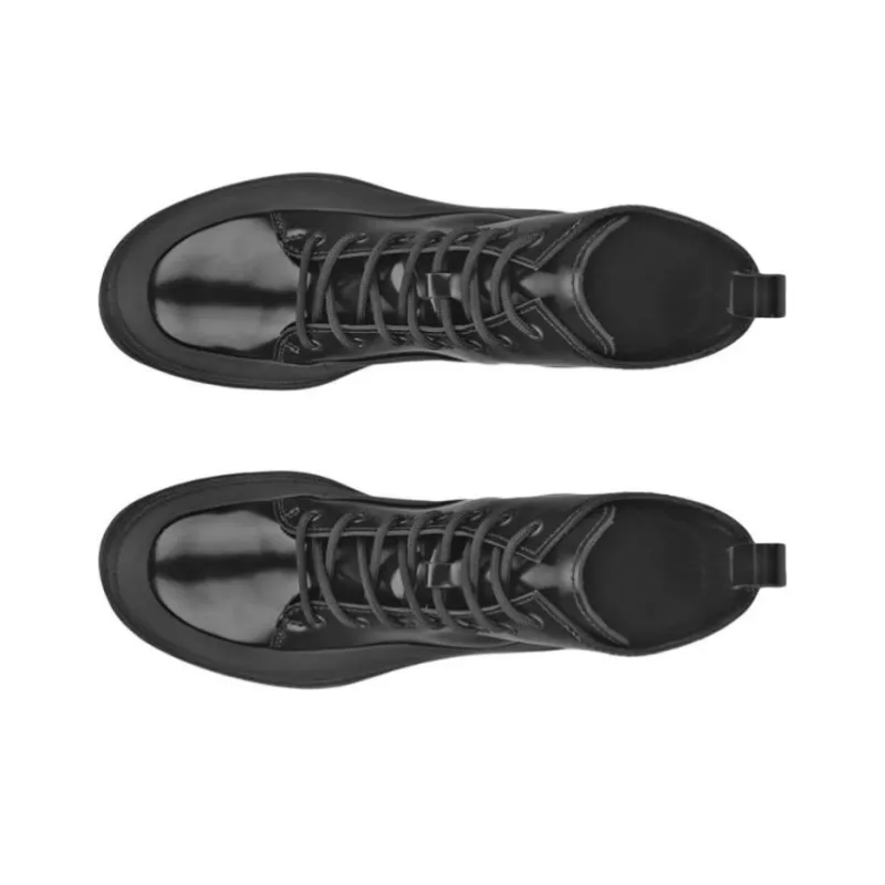 Natacha Ramsay Levi x Ecco Grainer Short Martin Boot Women's Black-4