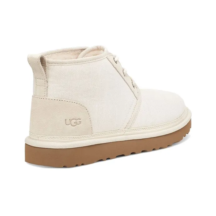UGG Neumel Warm And Wear-Resistant Coverage Short Snow Boots Men's Ecru-3