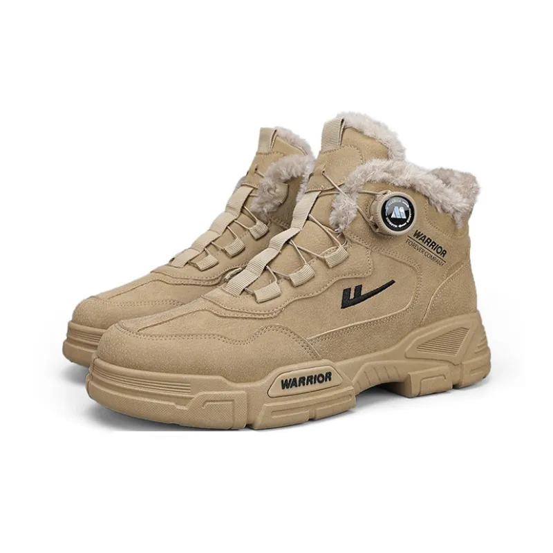 Warrior Warm Snow Boots Men's Khaki-3