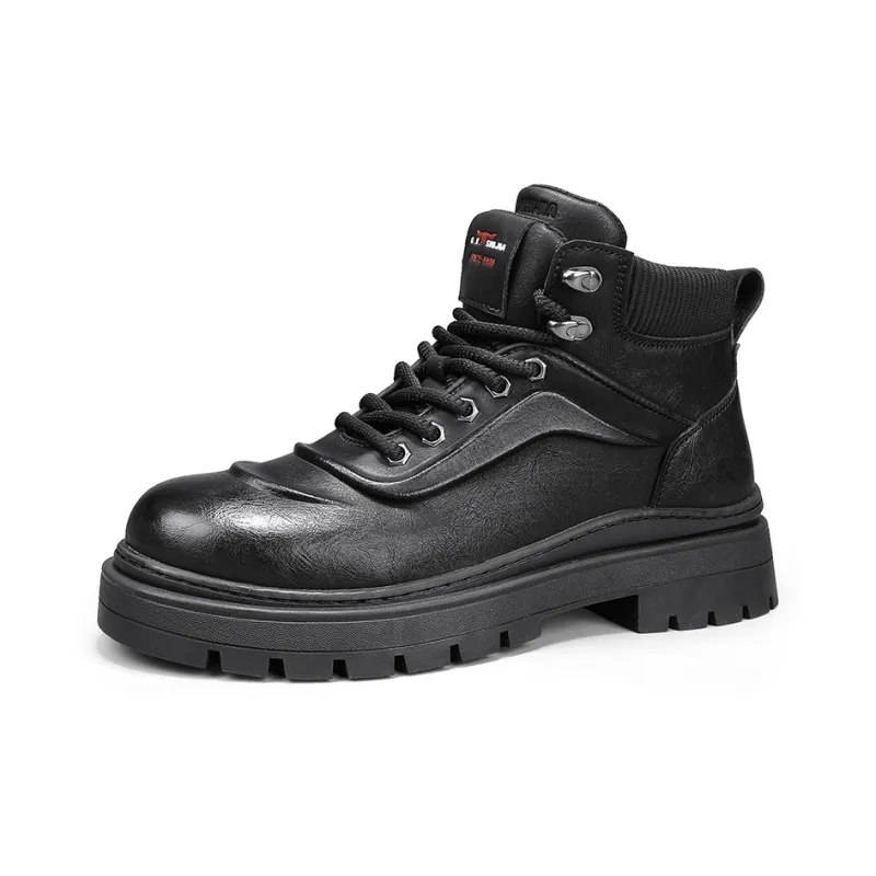 G.N.SHIJIA Short Martin Boot 5CM Men's-2