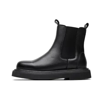 GZZ Short Chelsea Boots Men's Black
