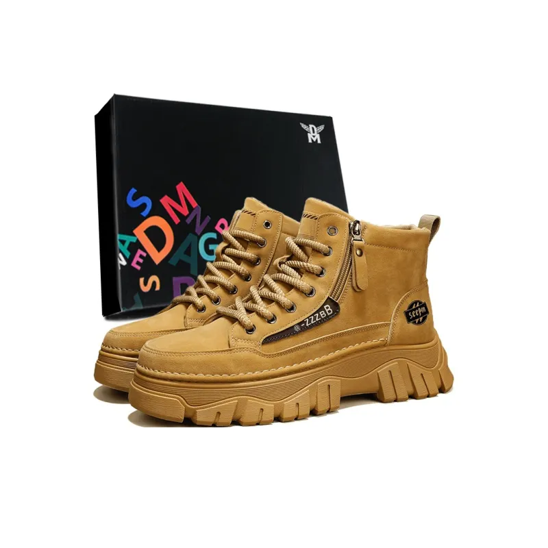 DM Martin Boots Men Khaki-9