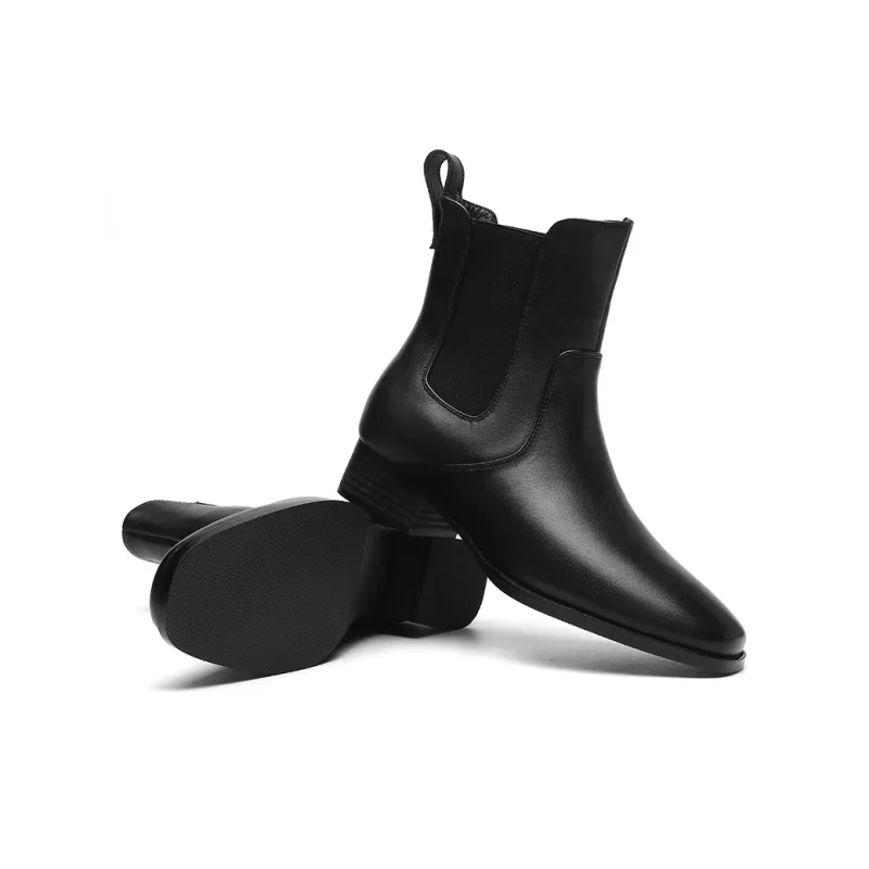 EBLAN Short Chelsea Boots Women's Black-4