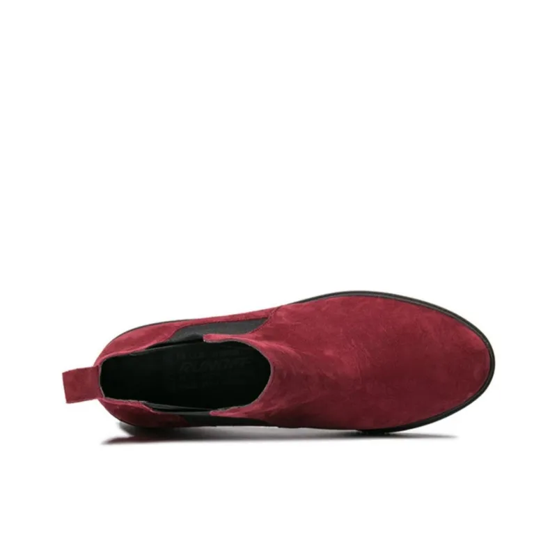 MEPHISTO Ankle Boots 4cm Women's Burgundy-4