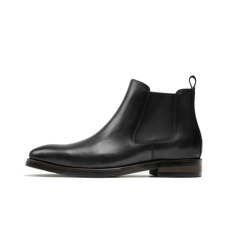 Bansley Chelsea Boots Men Black/Dark Brown-0
