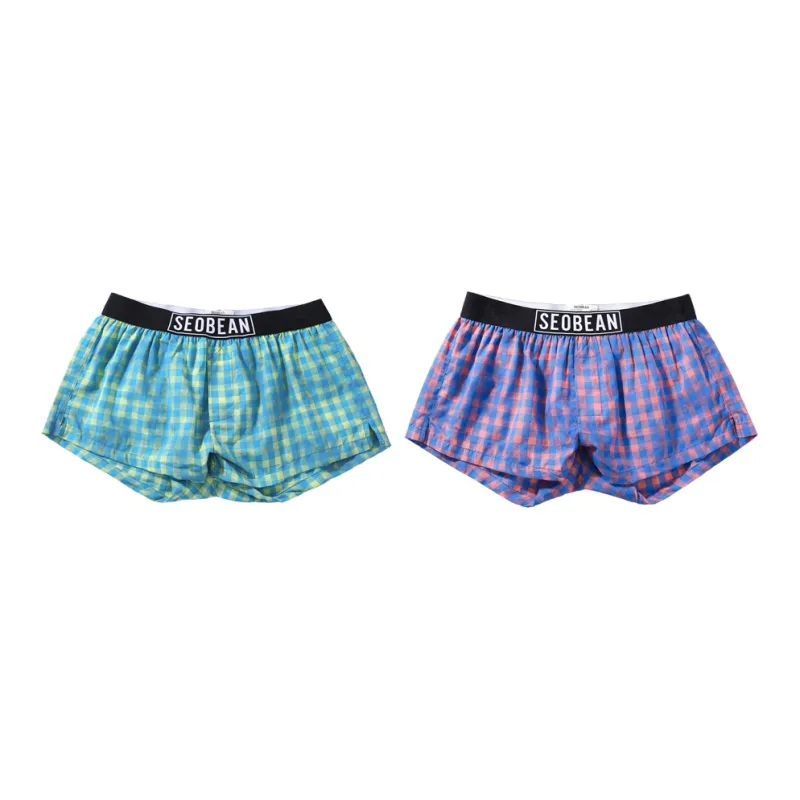 SEOBEAN Boxer Shorts Men's Color Blue-0