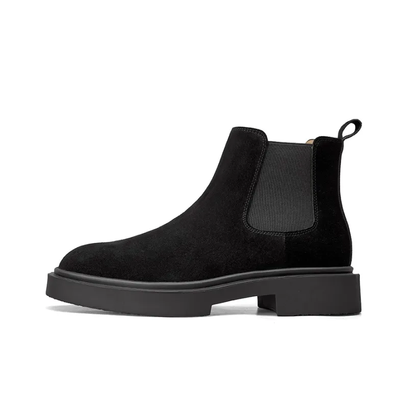 Beau Today Short Chelsea Boots 4.5cm Men's Classic Black-0