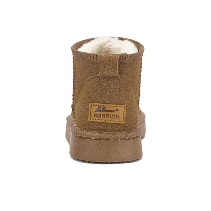 Warrior Warm Height Increasing Short Snow Boots Women's Khaki-3