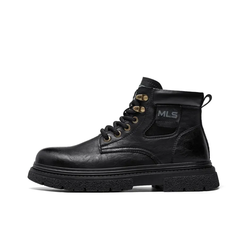 Mulinsen Martin Boots Men Black/Brown-0