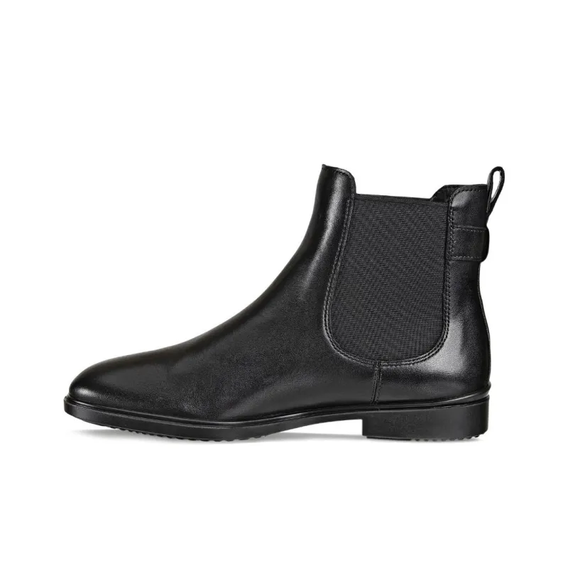 Ecco Short Chelsea Boots 1.5cm Women's Black-0