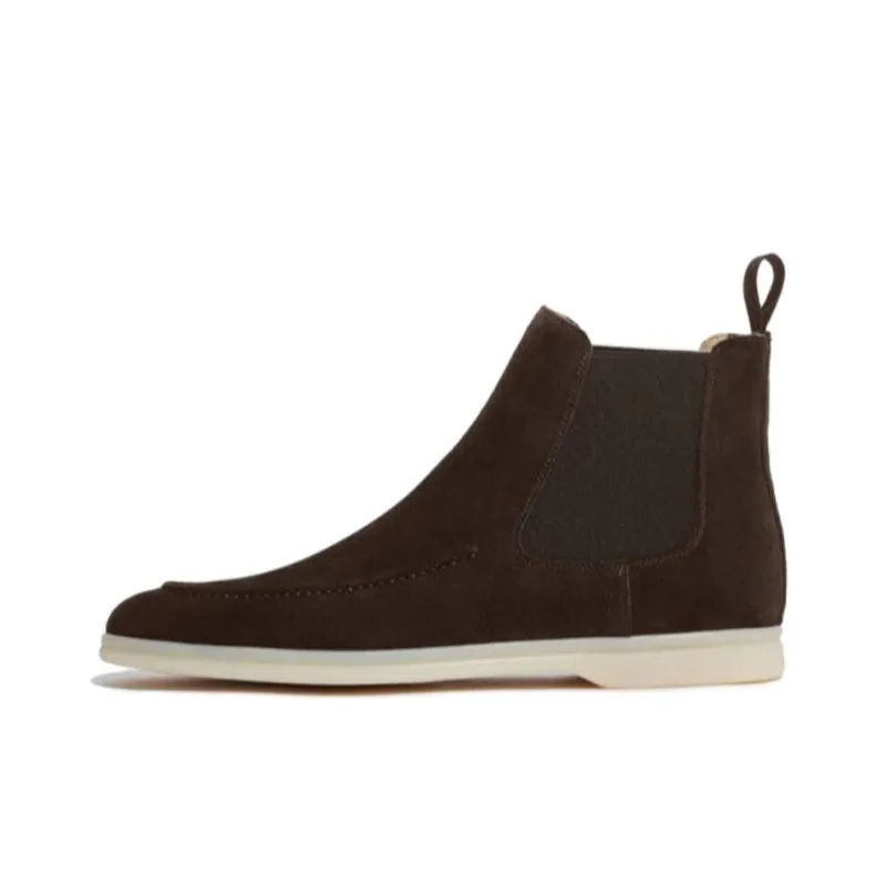SCAROSSO Eugenio Moro Scamosciato Chelsea Boots-0