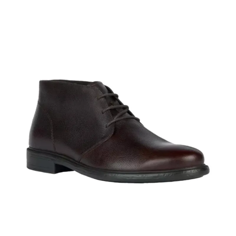 GEOX Terence Ankle Boots Men's Dark Brown-1