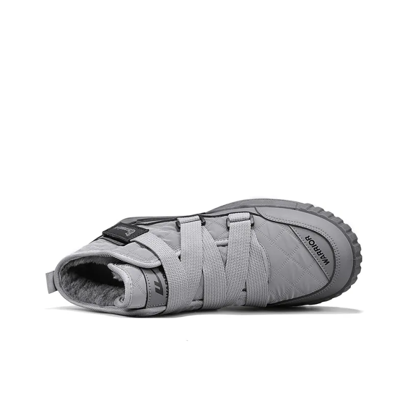 Warrior Thermal Abrasion Resistant Short Snow Boots Men's Gray-2