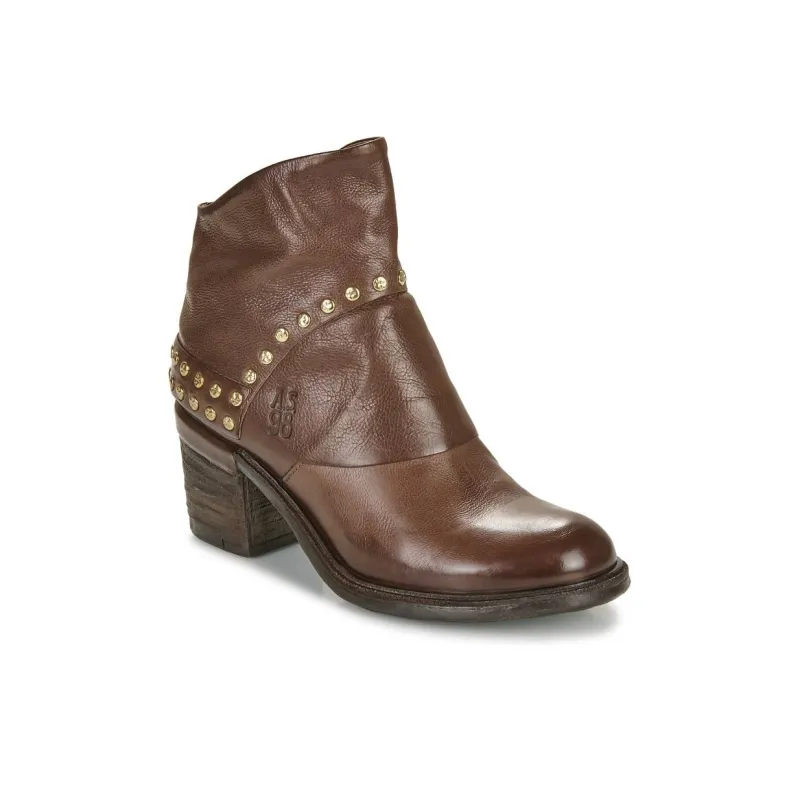 AirStep Ankle Boots 7cm Women's Brown-3
