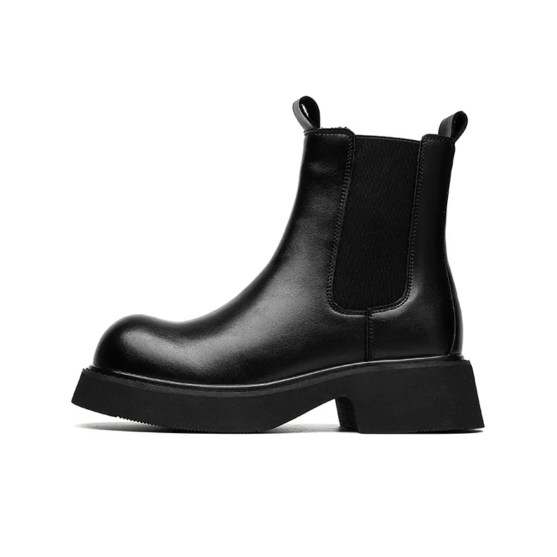 Aquarius Crew Chelsea Boots Men's Black-0
