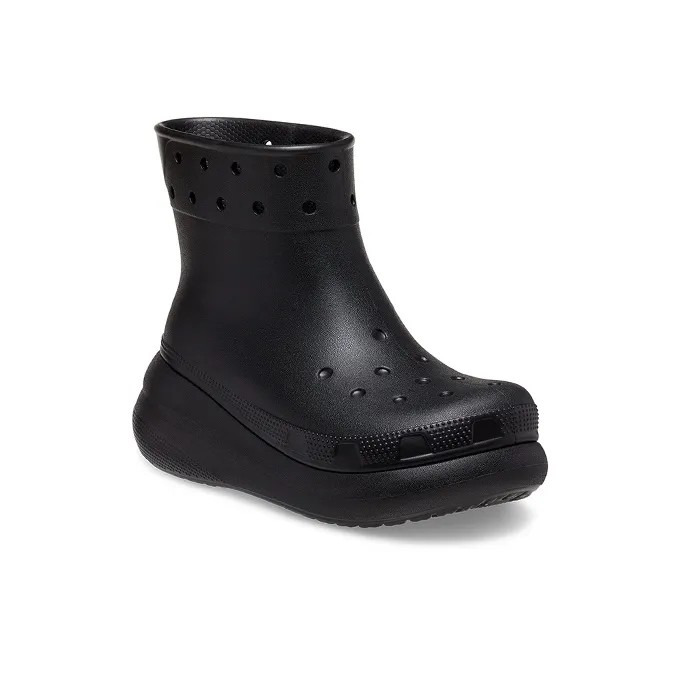 Crocs Classic Crush Rain Boot Black Women's-1