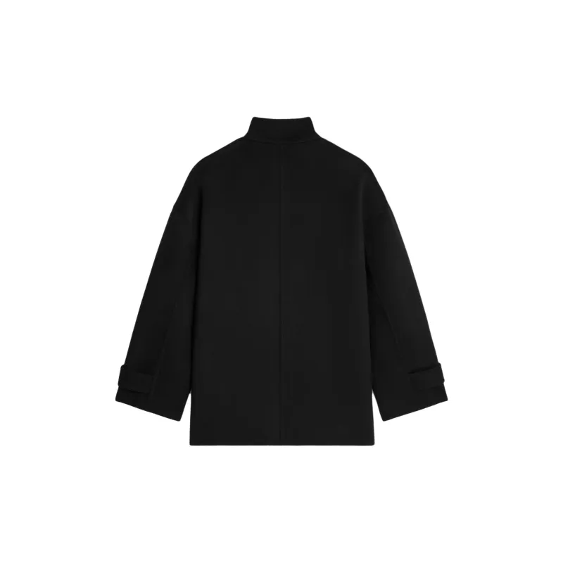 CELINE Egg Coat In Double Face Wool-1