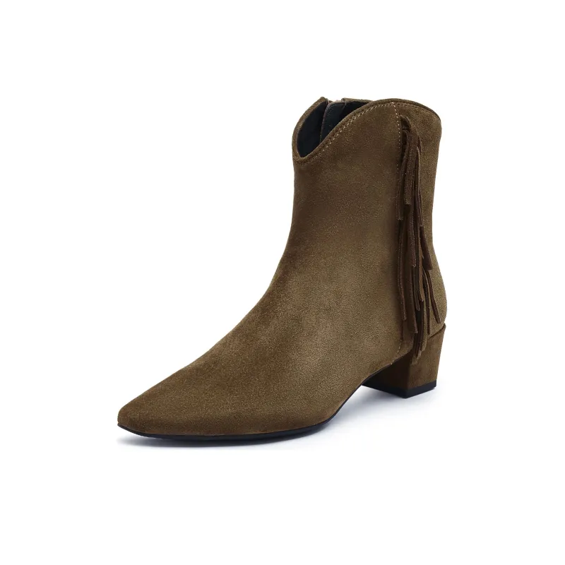 Staccato Western Love Story Ankle Boots Women's-5