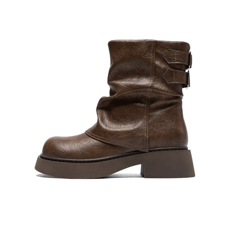 ZHR Ankle Boots Women's Black/Brown-7