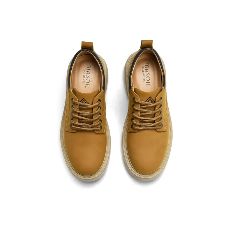 Masongarments Ankle-Length Martin Boot Unisex Maple Yellow-3