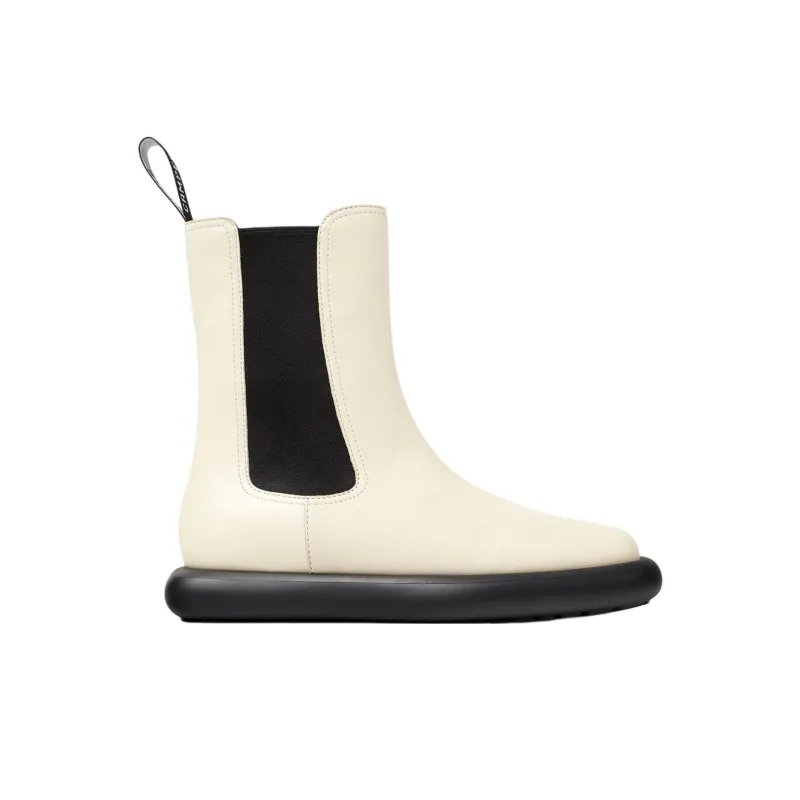 CAMPER Onda Short Chelsea Boots Women's White-1