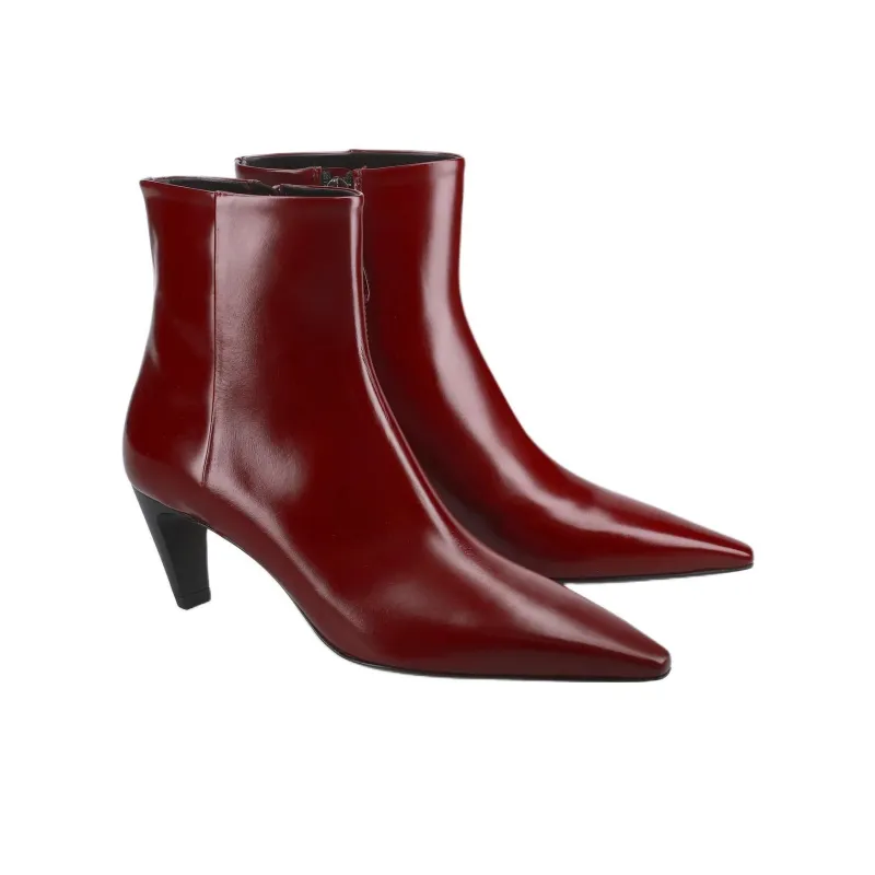 PREMIATA Bordeaux Cher Ankle Boots Women's Red-3