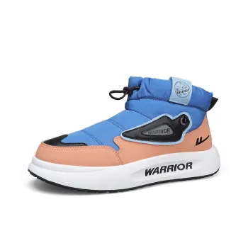 Warrior Warm And Wear Resistant Knee High Outdoor Boots Men's Blue Orange Pink Black