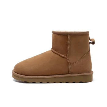STELLA WEISZ Snow Boots Women's Chestnut/Antelope Brown/Black/Gray