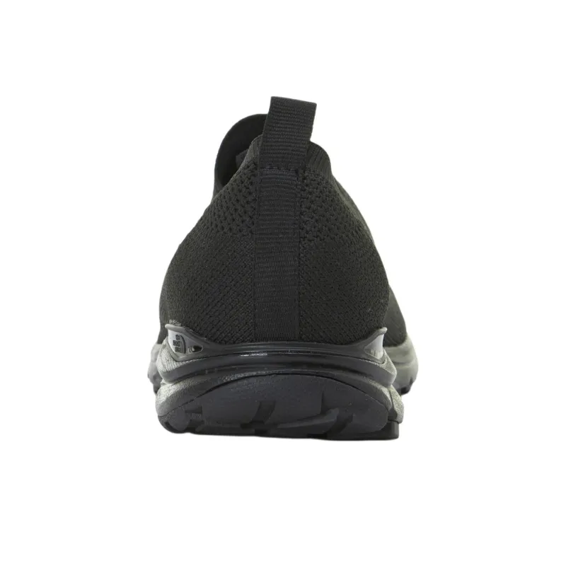 THE NORTH FACE Anti Slip And Wear Resistant Coverage Low Top Running Shoes Men's Black-3